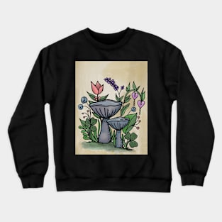 Mushrooms in the Garden Crewneck Sweatshirt